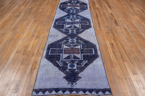 Vintage Oushak Runner Rug (3' x 12')